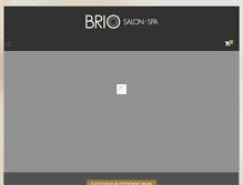 Tablet Screenshot of briosalon.ca